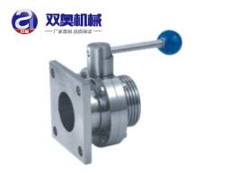 衛生級法蘭+螺紋蝶閥